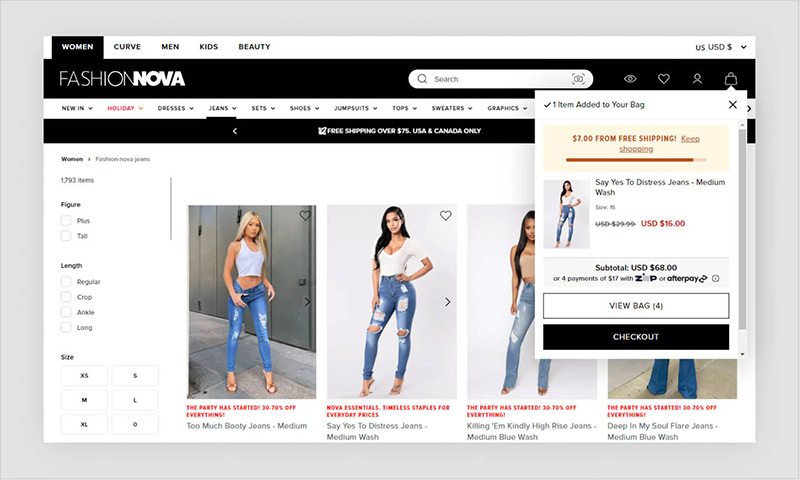 Exemple de site Shopify 2